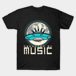 Abducted by Music Alien Ufo Outer Space T-Shirt